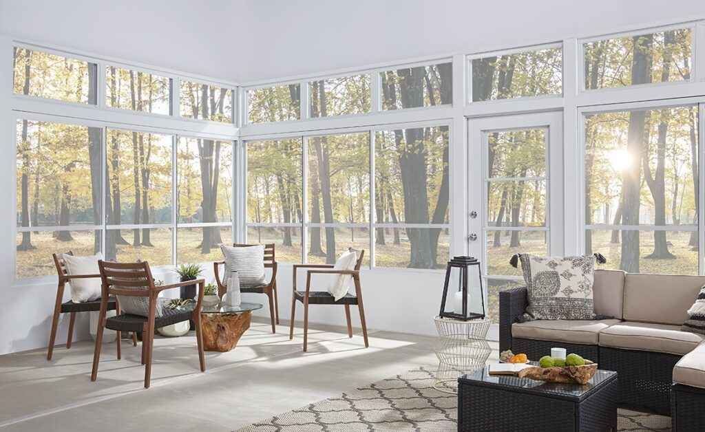 Best Window Styles For Greenville Sunrooms And Screened-In Porches windows patio enclosure south carolina